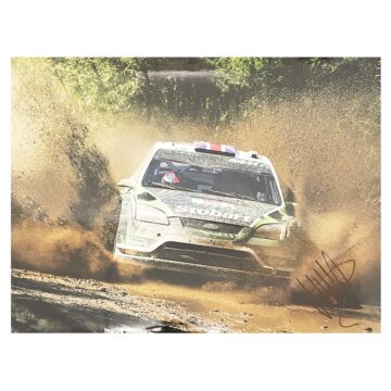 Signed Matthew Wilson Poster Photo - Rally Car Icon Autograph