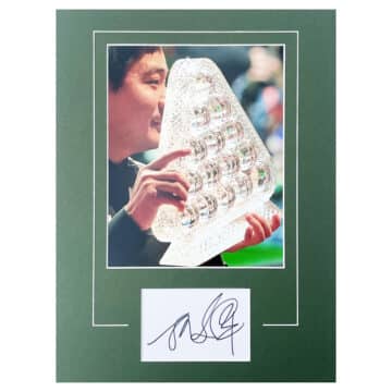 Signed Ding Junhui Photo Display - 16x12 Master Champion 2011