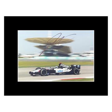 Signed Gianmaria Bruni Photo Display - 16x12 Formula 1 Icon Autograph
