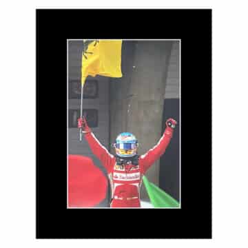 Signed Fernando Alonso Photo Display - 16x12 F1 Icon Autograph