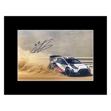Signed Marcus Gronholm Photo Display - 16x12 Rally Cross Icon