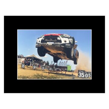 Signed Mads Ostberg Photo Display - 16x12 Rally Car Racing Autograph