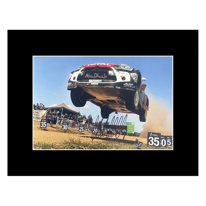 Signed Mads Ostberg Photo Display - 16x12 Rally Car Racing Autograph