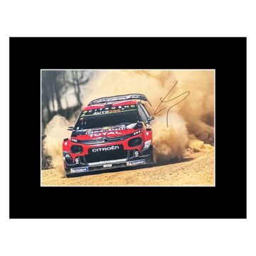 Signed Esapekka Lappi Photo Display - 16x12 Rally Car Icon Autograph