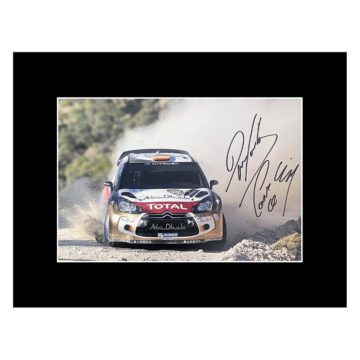 Signed Sordo & Del Barrio Photo Display - 16x12 Rally Car Racing Icons Autograph