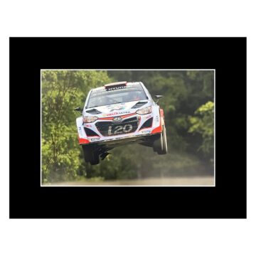 Signed Sordo & Marti Photo Display - 16x12 Rally Car Icons Autograph