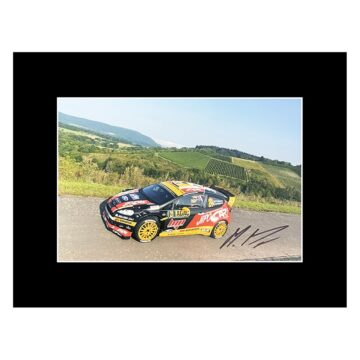 Signed Martin Prokop Photo Display - 16x12 Rally Car Icon Autograph
