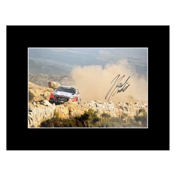 Signed Hayden Paddon Photo Display - 16x12 Rally Car Icon Autograph