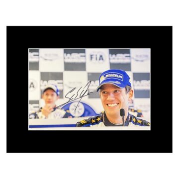 Signed Sebastien Ogier Photo Display - 16x12 Rally Car Autograph