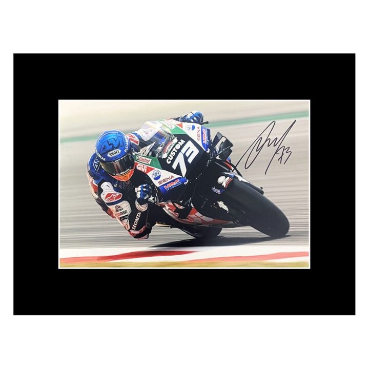 Signed Alex Marquez Photo Display - 16x12 Moto GP Racing Icon