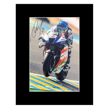 Signed Alex Marquez Photo Display - 16x12 Moto GP Icon