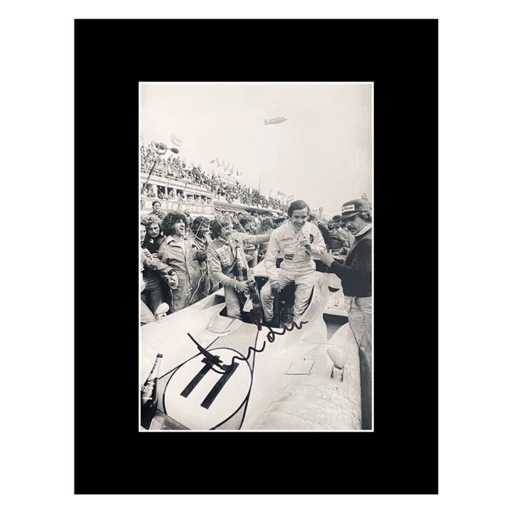 Signed Derek Bell Photo Display - 16x12 Endurance Racing Icon