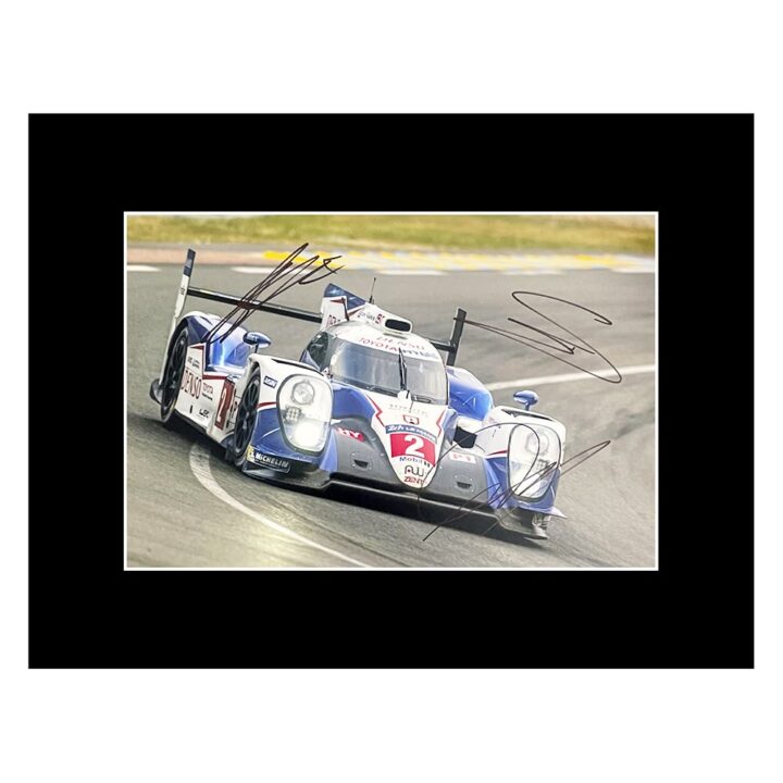 Signed Sarrazin, Wurz & Nakajima Photo Display - 16x12 Endurance Racing Icons