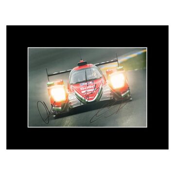 Signed Davidson, Maldonado & Gonzales Photo Display - 16x12 Endurance Racing Icons Autograph