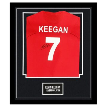 Kevin Keegan Signed Shirt Framed – Liverpool Icon Jersey