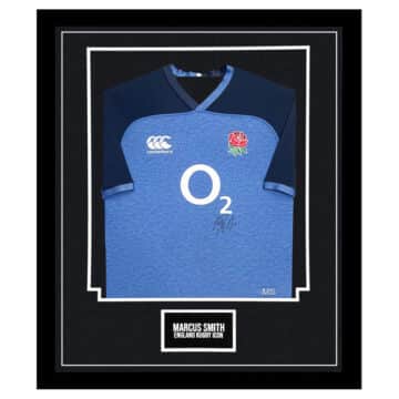 Marcus Smith Signed Framed Shirt - England Rugby Icon