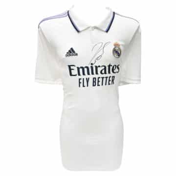 Signed Karim Benzema Shirt - Real Madrid Home 2023