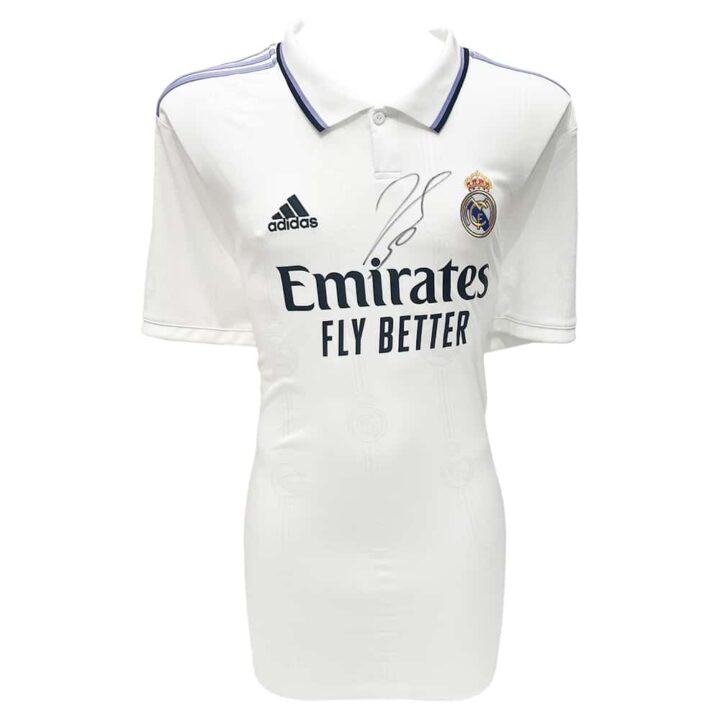 Signed Karim Benzema Shirt - Real Madrid Home 2023