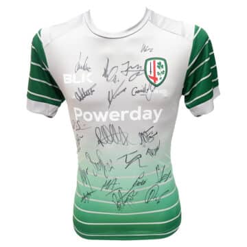 Signed London Irish Shirt - Premiership Squad