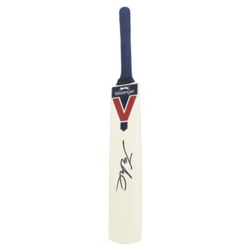 Signed Zak Crawley Mini Bat - England Cricket Icon
