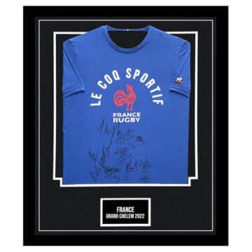 Signed France Framed Shirt - Grand Chelem 2022