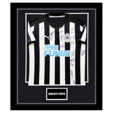 Signed Newcastle United Framed Shirt - Premier League 2018-19 Squad