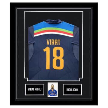 Virat Kohli Signed Framed Display - India Icon Jersey