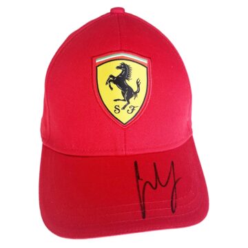Signed Carlos Sainz Ferrari Cap - Formula 1 Icon 2023
