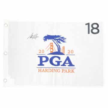 Signed Collin Morikawa Pin Flag - PGA Championship Winner 2020