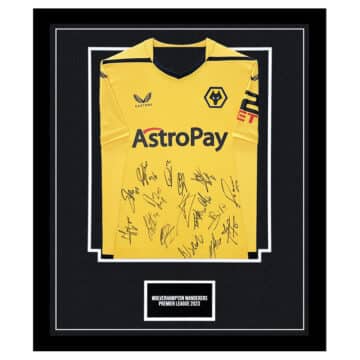 Signed Wolverhampton Wanderers FC Framed Shirt - Premier League 2023