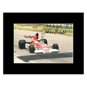 Jochen Mass Signed Photo Display - 16x12 Formula One Icon Autograph