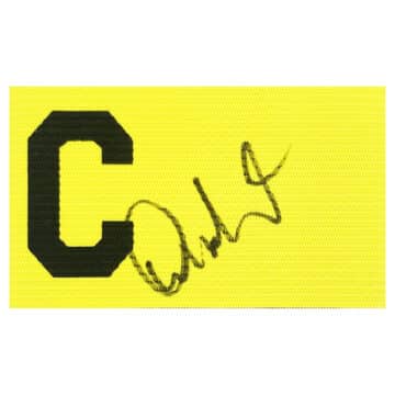 Signed Alex Cuthbert Captain Armband - Wales Rugby Icon