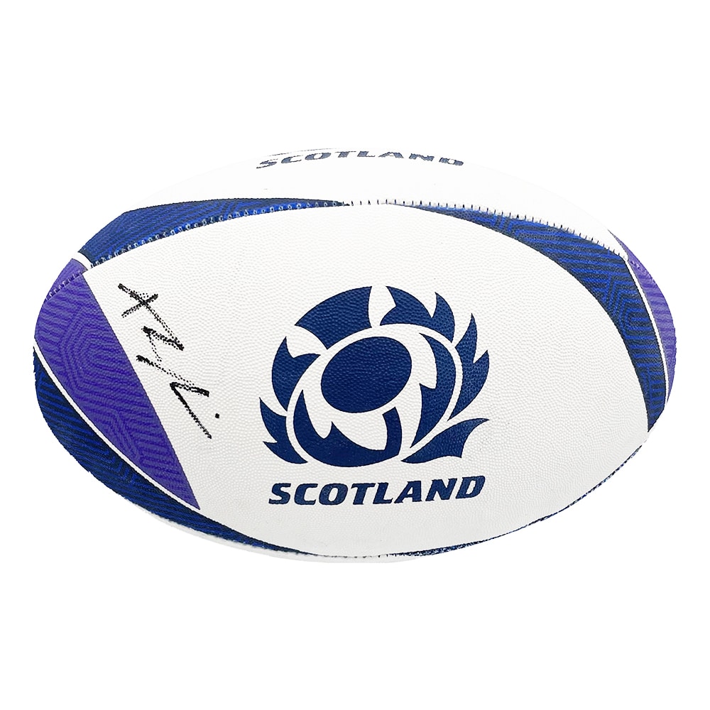 Signed Ali Price Scotland Ball - Rugby World Cup 2023