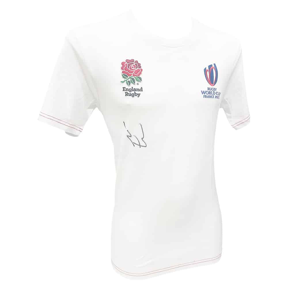 Signed Ellis Genge England Shirt - Rugby World Cup 2023