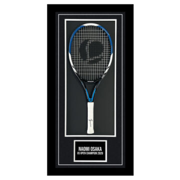 Signed Naomi Osaka Framed Tennis Racket - US Open Champion 2020