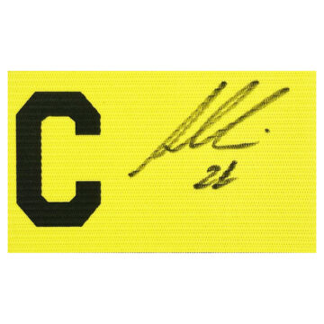 Signed Kristjan Asllani Captain Armband - Inter Milan Icon