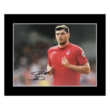 Signed Scott McKenna Photo Display 12×10 – Nottingham Forest Icon