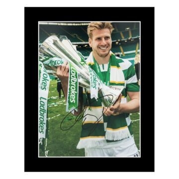 Signed Stuart Armstrong Photo Display – 12×10 Celtic Icon