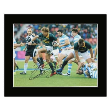 Signed Andries Coetzee Photo Display 12x10 - Springboks Autograph