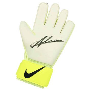 Signed Alisson Becker Goalkeeper Glove - Premier League Winner 2020
