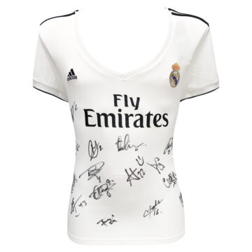 Signed Real Madrid Womens Shirt – Femenino Squad Autograph