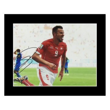 Signed Haris Seferovic Photo Display - 12x10 Switzerland Icon