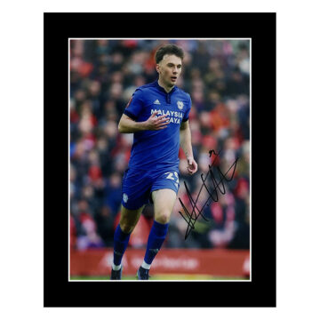 Signed Mark Harris Photo Display 12x10 - Cardiff City Icon