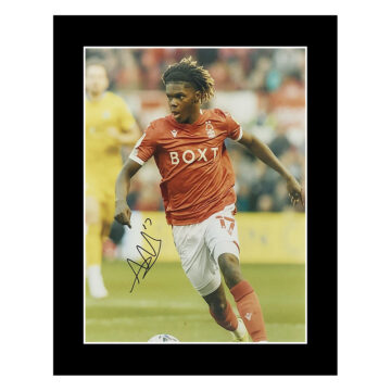 Signed Alex Mighten Photo Display 12x10 - Nottingham Forest Icon