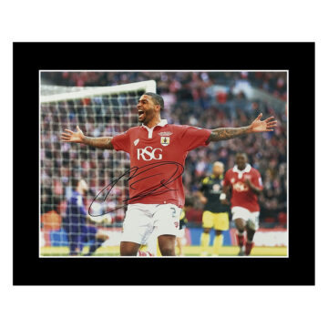 Signed Mark Little Photo Display 12x10 - Bristol City Icon Autograph