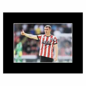 Signed John Fleck Photo Display 16x12 - Sheffield United Autograph