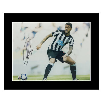 Signed Joselu Photo Display 12x10 - Newcastle United Icon Autograph