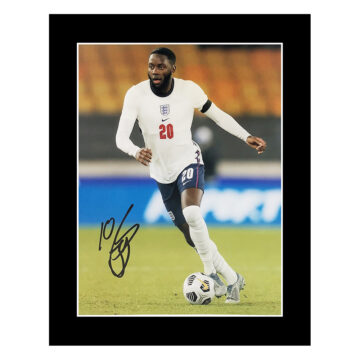 Signed Josh Dasilva Photo Display 12x10 - England Icon Autograph