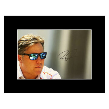Signed Zak Brown Photo Display - 16x12 Formula 1 Icon