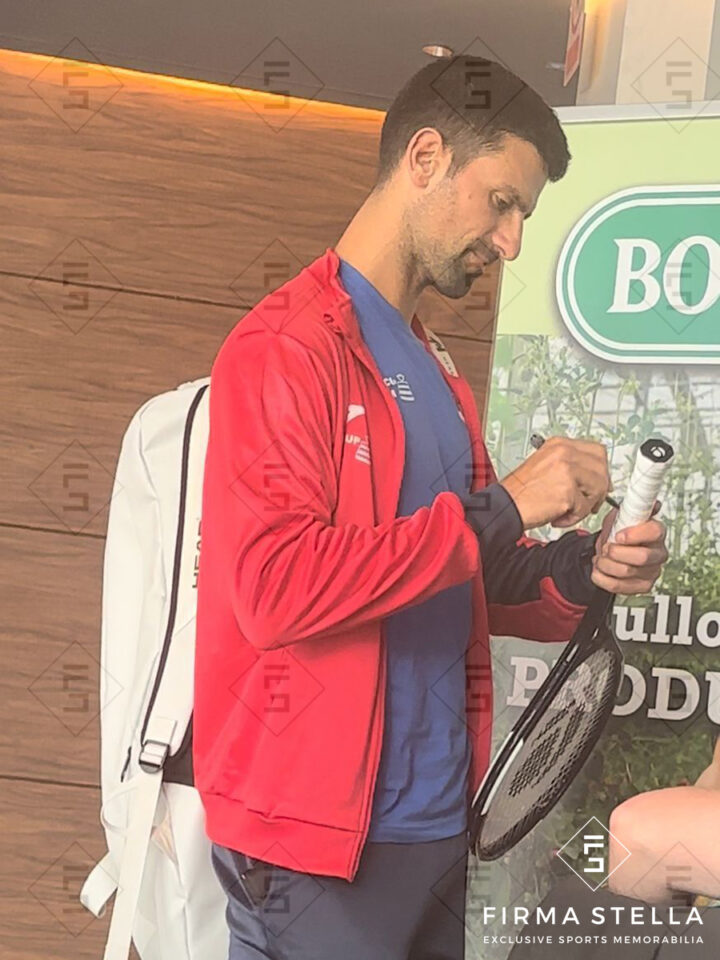 Signed Novak Djokovic Framed Racket - Australian Open Winner 2019